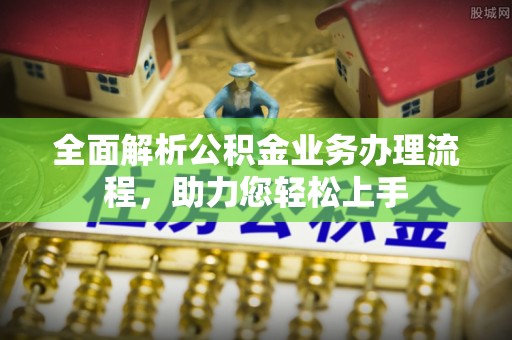支付全面解析公积金业务办理流程，助力您轻松上手