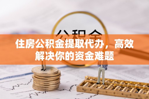 支付住房公积金提取代办，高效解决你的资金难题